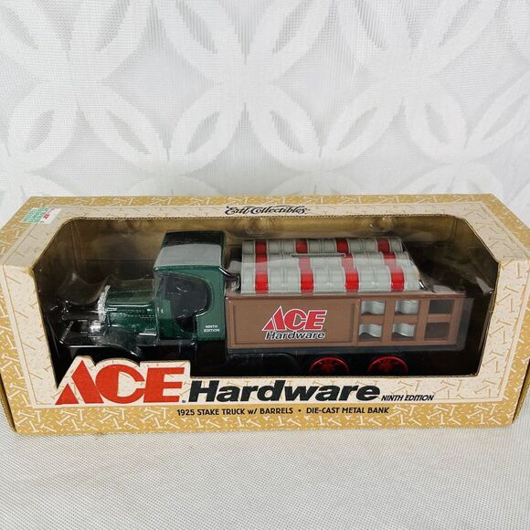 ERTL 1925 Ace Hardware Stake Truck w/Barrels 9th Edition 1:34 Scale Die-cast - Picture 5 of 11